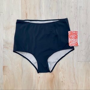 Kortni Jeane High Waisted Solid Black Bottoms